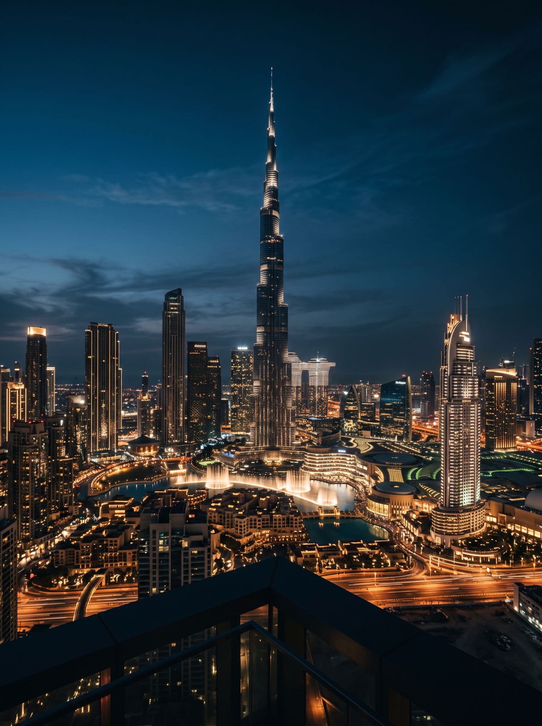 Dubai skyline — New Delhi roadshow