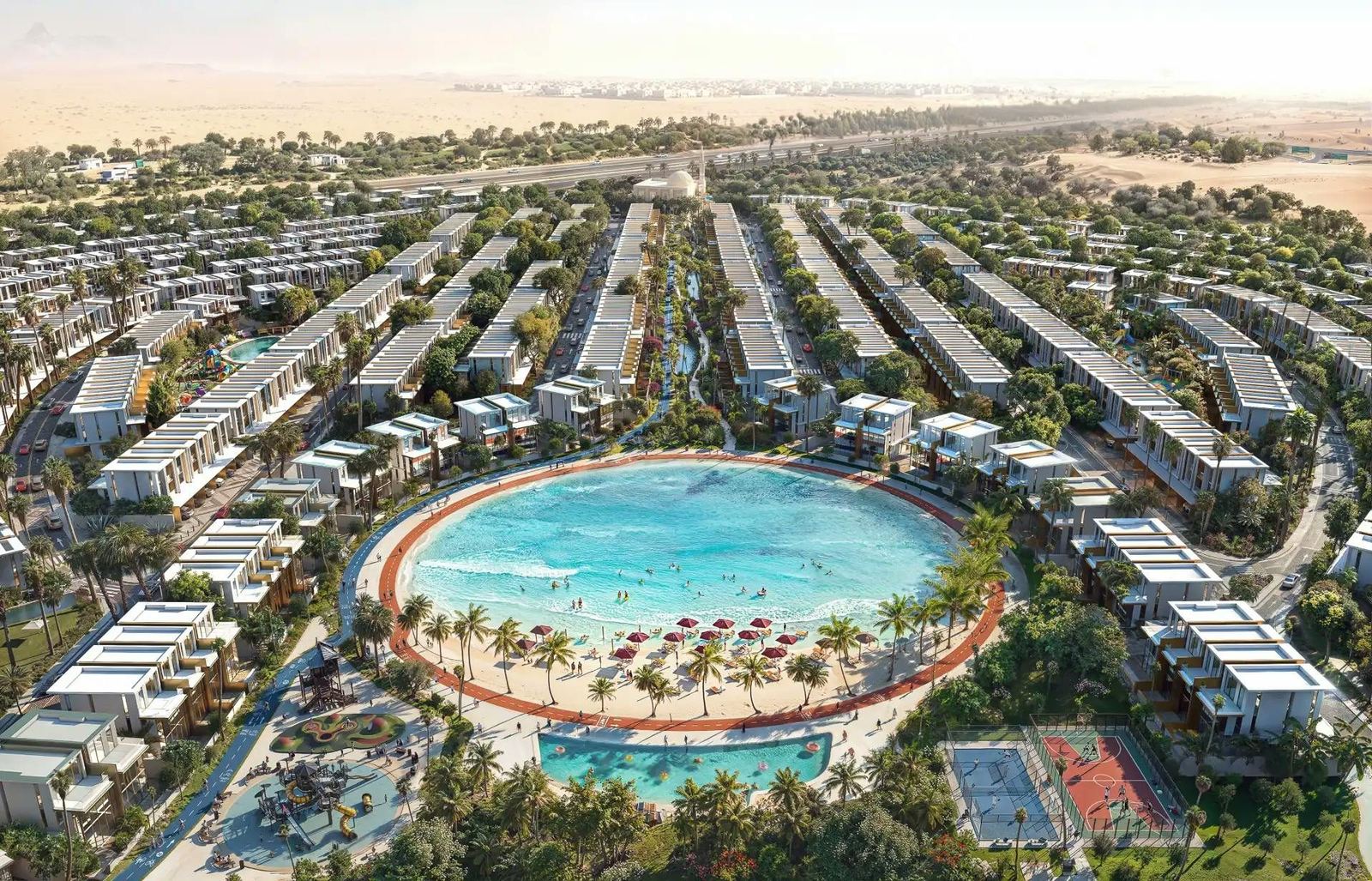 Tilal Binghatti render, Academic City, Dubai