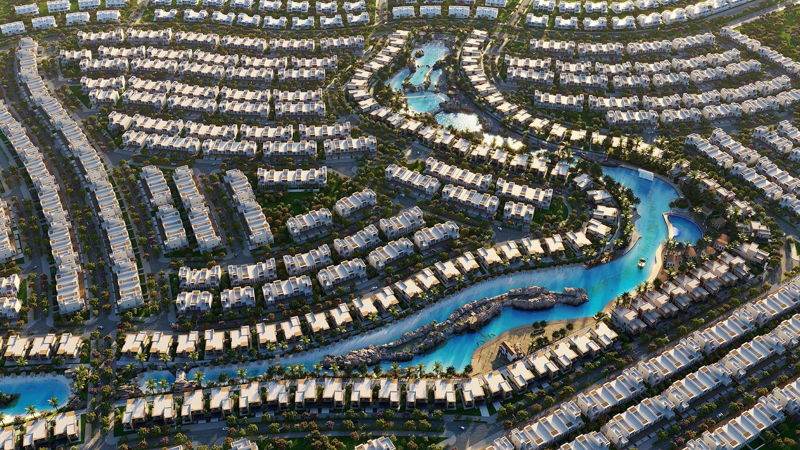 DAMAC Lagoons Mediterranean-themed community