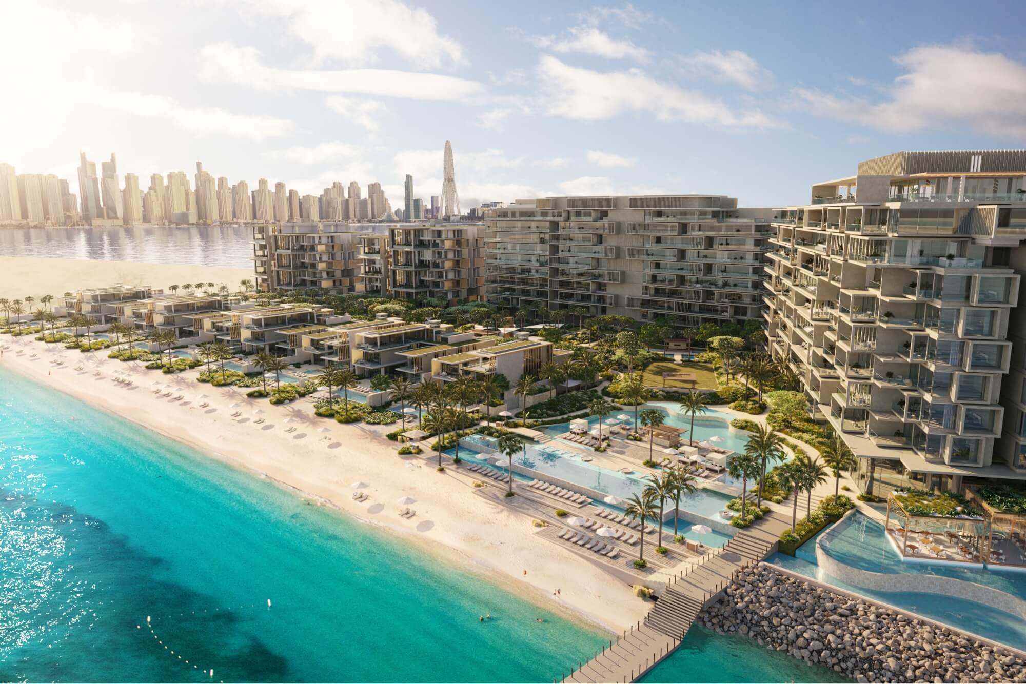 Beachfront residences on Palm Jumeirah