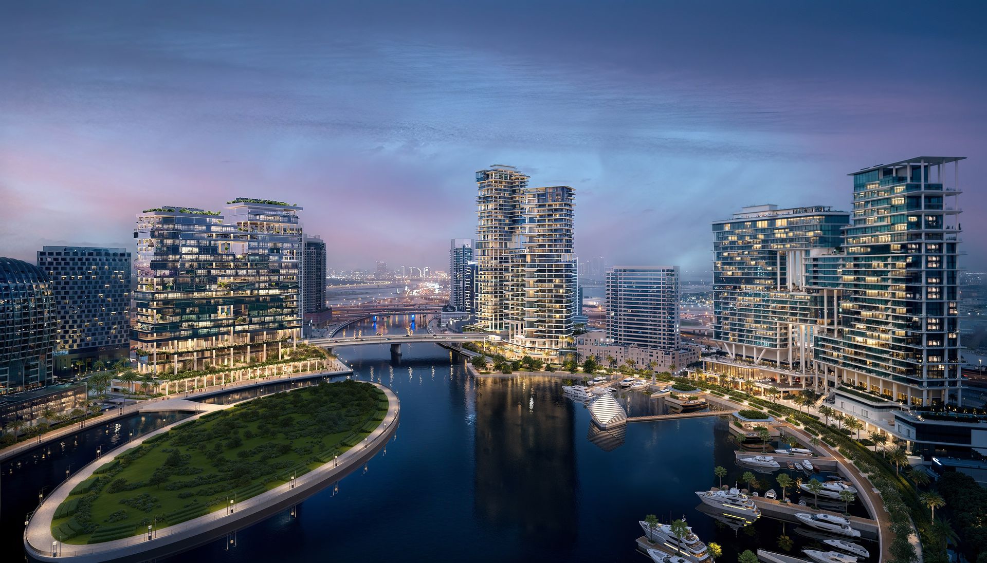 OMNIYAT community render, Dubai